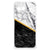 Google Pixel 8A Anti-Shock Hoesje Marmer Wit Zwart achterkant marmer design