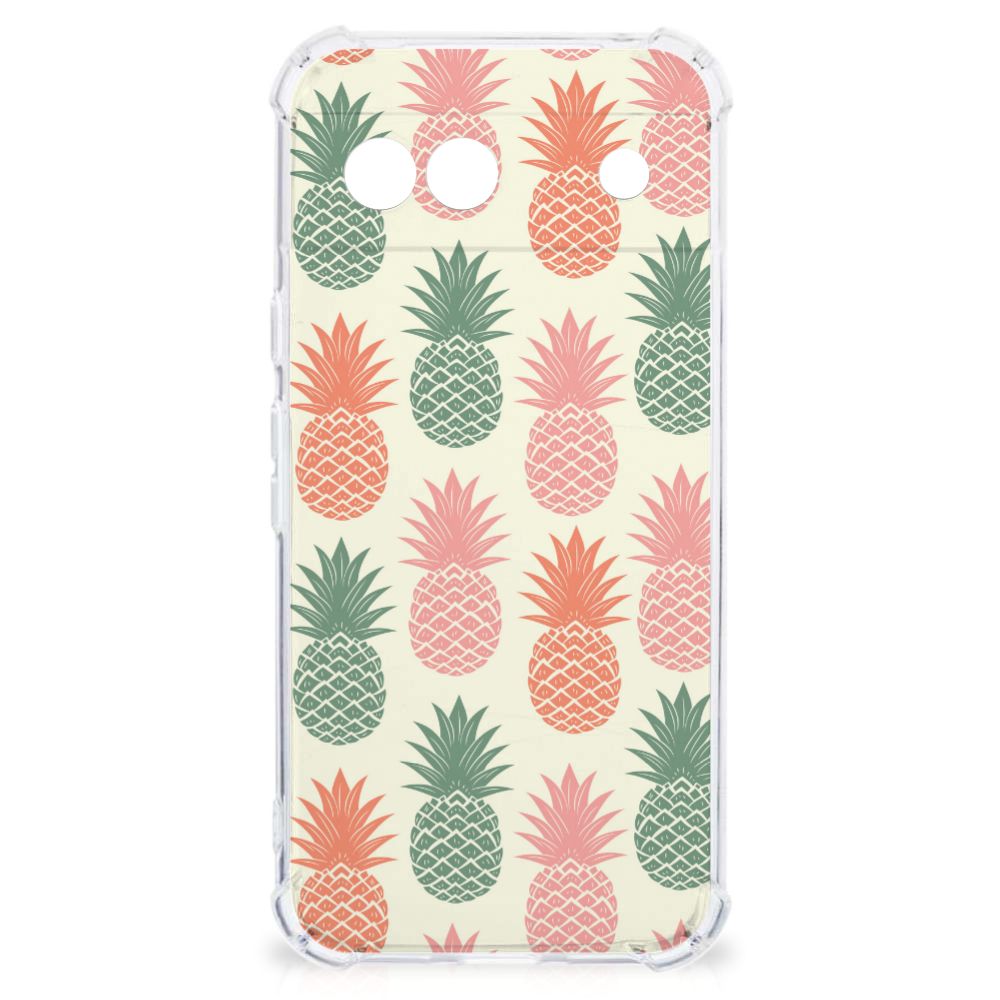 Google Pixel 8A Beschermhoes Ananas design ananas aanzicht