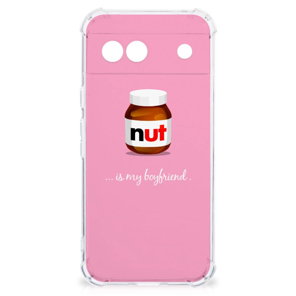 Google Pixel 8A Beschermhoes Nut Boyfriend ontwerp voorkant