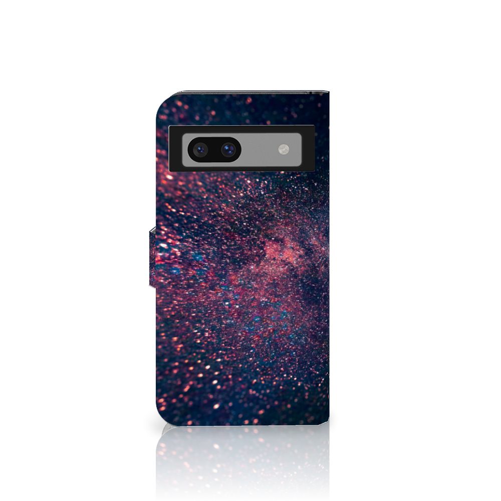 Google Pixel 8A Book Case Stars book case sterren design voorkant