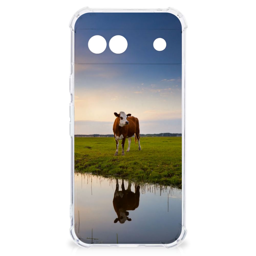 Google Pixel 8A Case Anti-shock Koe koe ontwerp voorkant