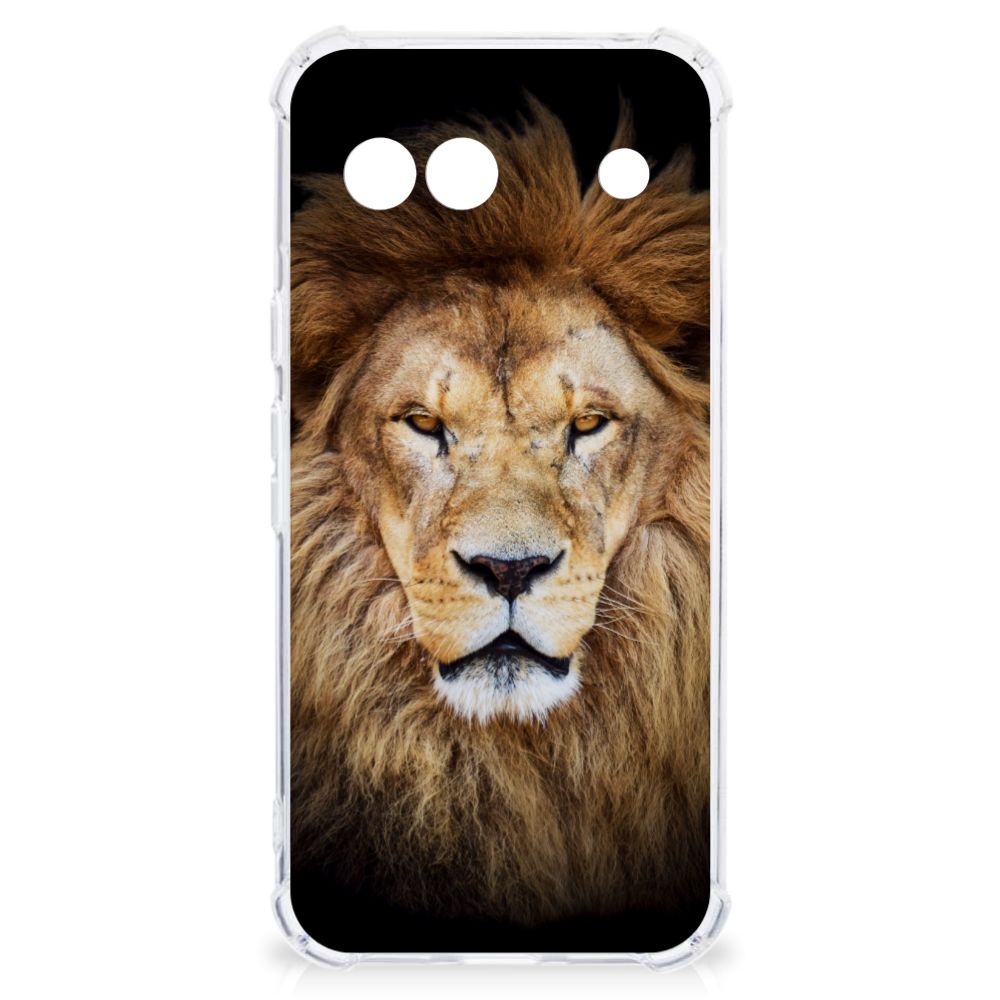 Google Pixel 8A Case Anti-shock Leeuw leeuw voorkant
