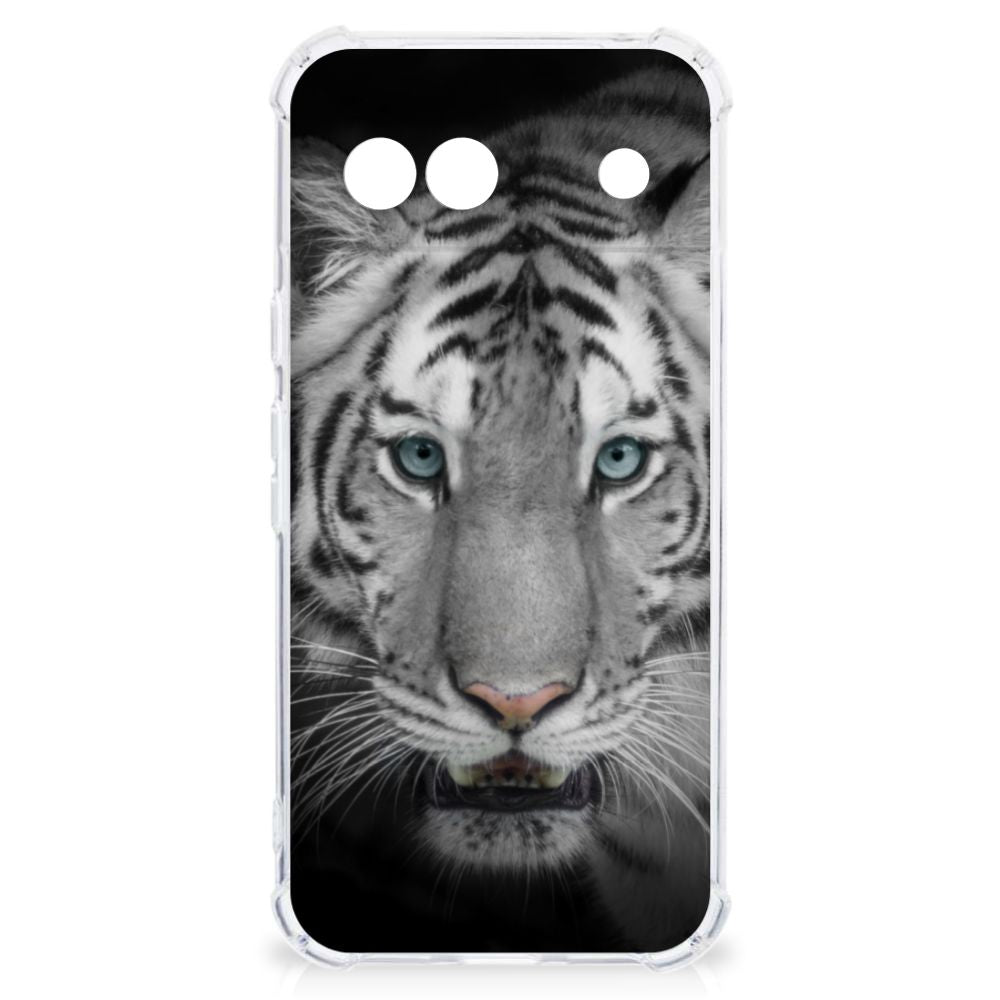 Google Pixel 8A Case Anti-shock Tijger tijger voorkant
