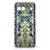 Google Pixel 8A Case Beige Flowers achterkant peacock bloemen ontwerp