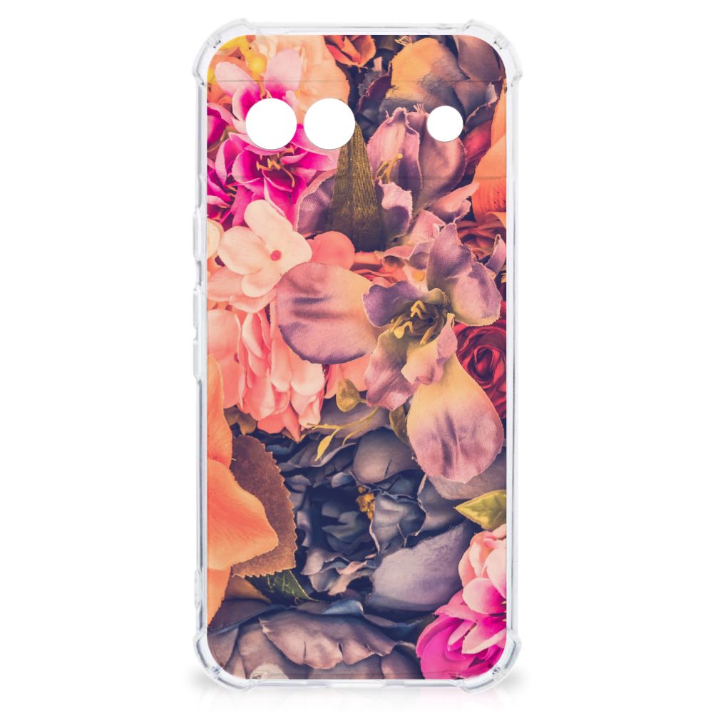 Google Pixel 8A Case Bosje Bloemen hoesje bloemenprint aanzicht