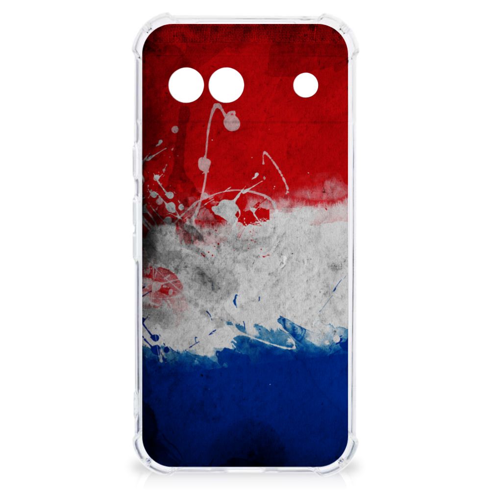 Google Pixel 8A Cover Case Nederland Nederlandse Vlag design voorkant