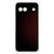 Google Pixel 8A Doorzichtige Silicone Hoesje Geruit Rood achterkant design geruit