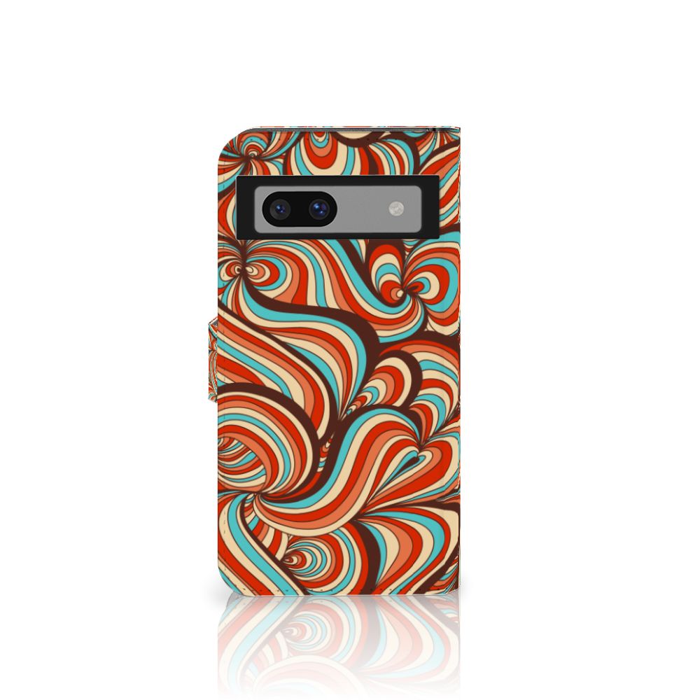 Google Pixel 8A Hoesje Retro hoesje retro aanzicht