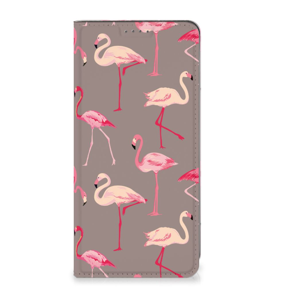 Google Pixel 8A Hoesje maken Flamingo hoesje flamingo design voorzijde