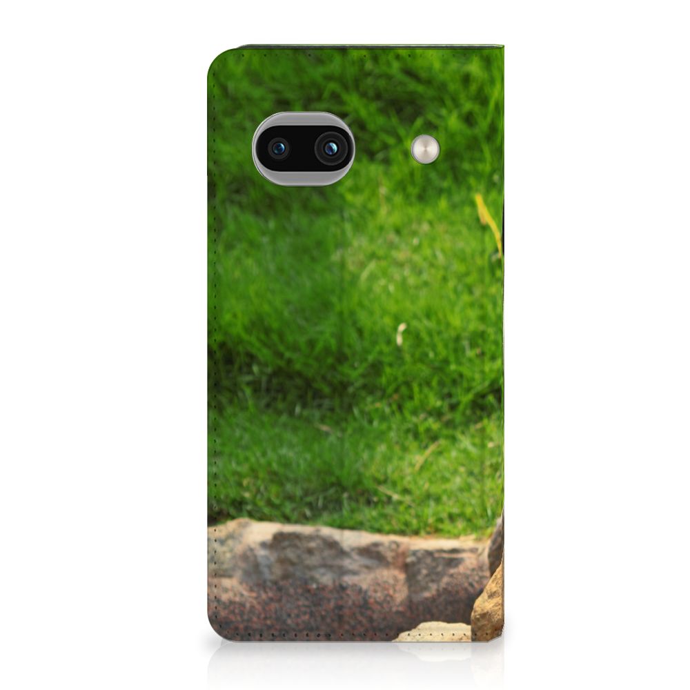 Google Pixel 8A Hoesje maken Panda design panda aanzicht