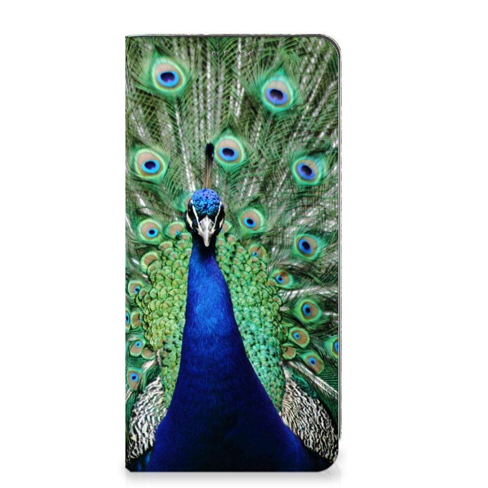 Google Pixel 8A Hoesje maken Pauw hoesje pauw voorzijde