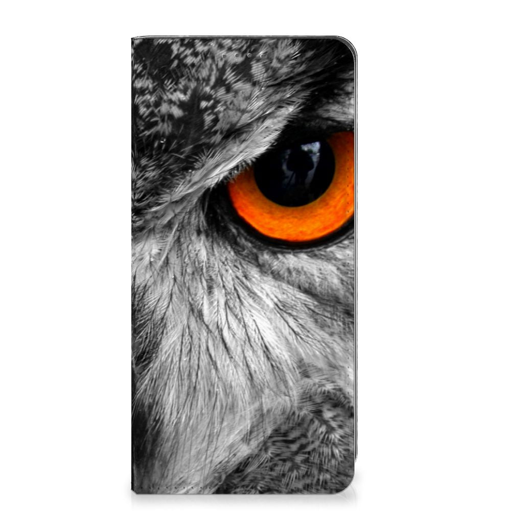 Google Pixel 8A Hoesje maken Uil design uil voorzijde