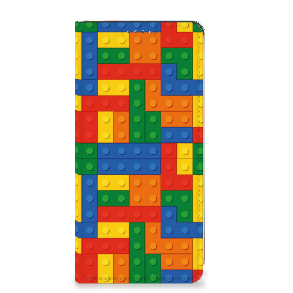 Google Pixel 8A Hoesje met Magneet Blokken design Lego print voorkant