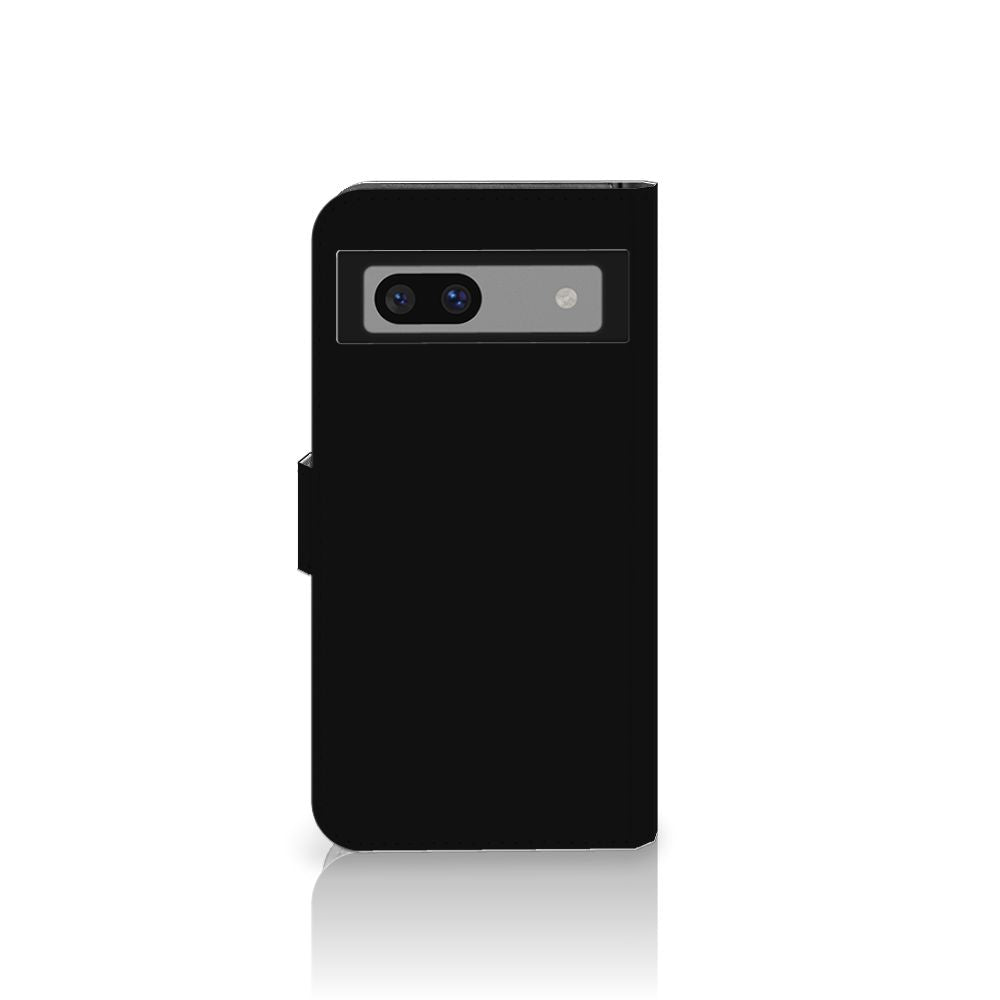 Google Pixel 8A Leuk Hoesje Boho Text voorkant zwart