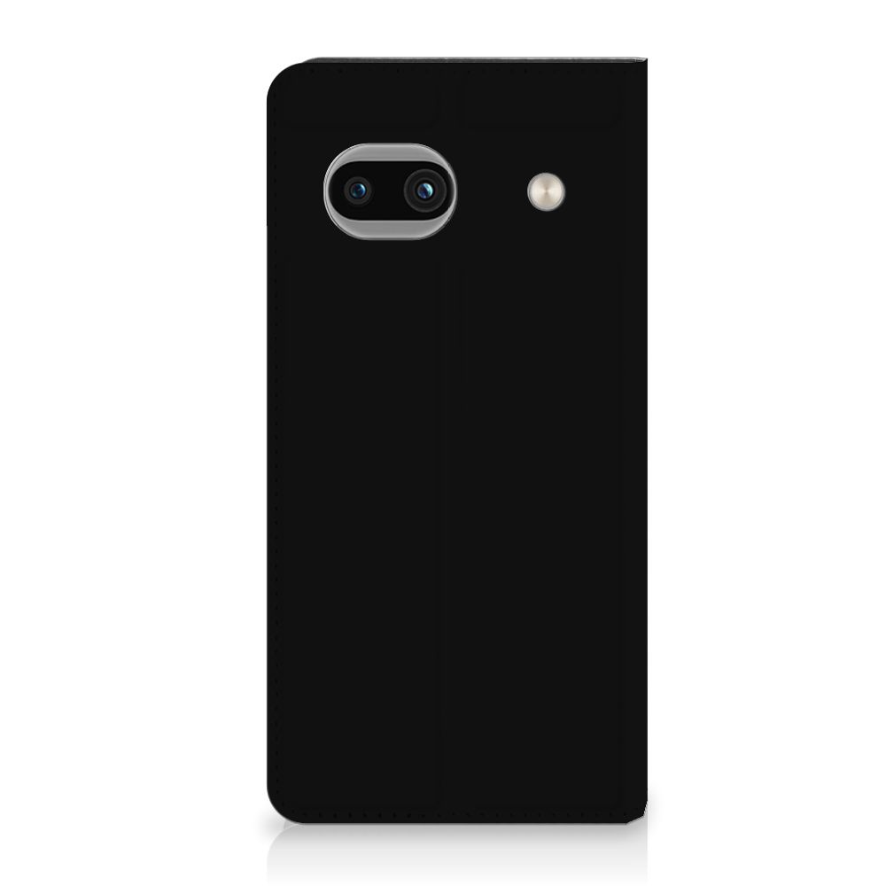 Google Pixel 8A Magnet Case Boho Text zwart voorkant