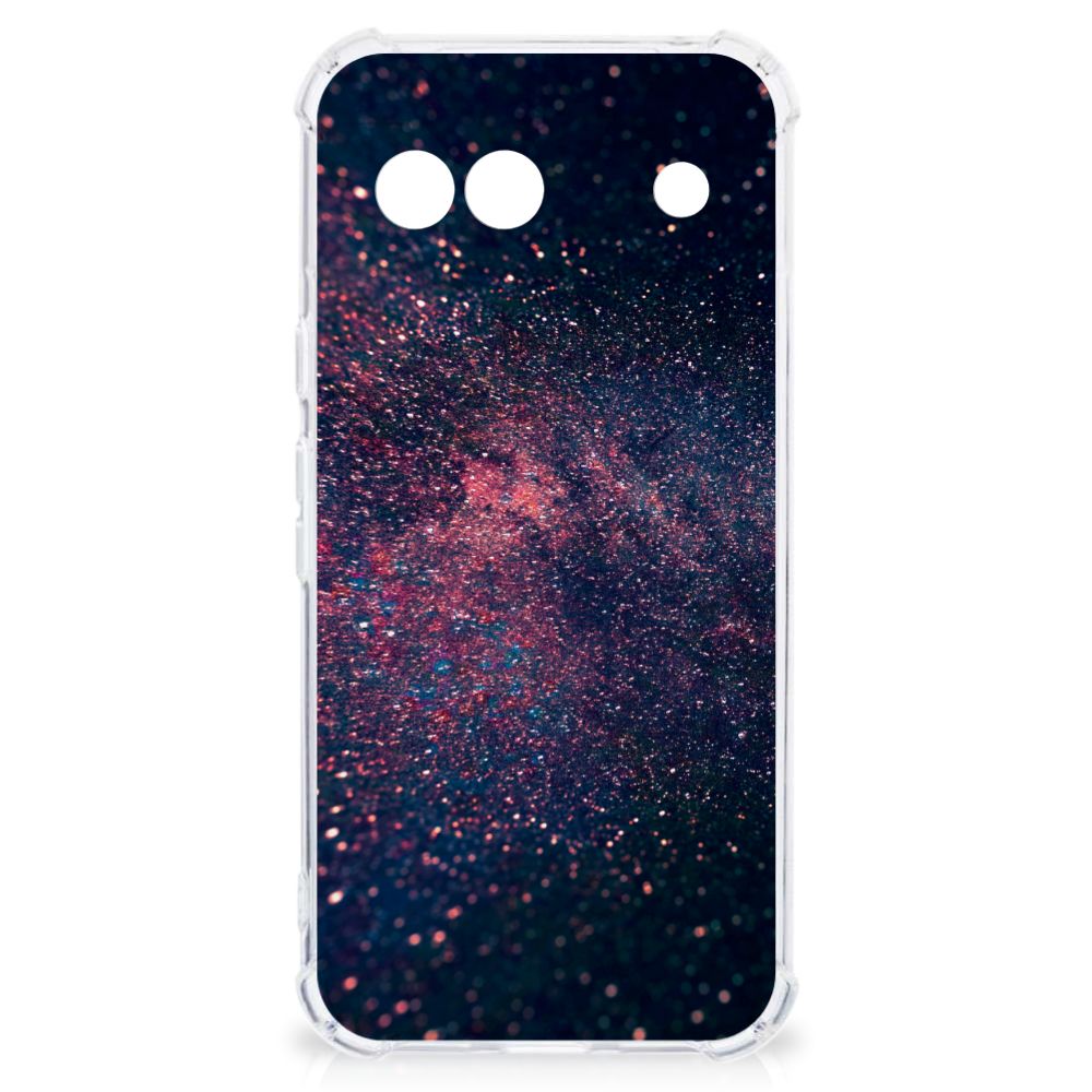 Google Pixel 8A Shockproof Case Stars telefoonhoesje sterren ontwerp achter