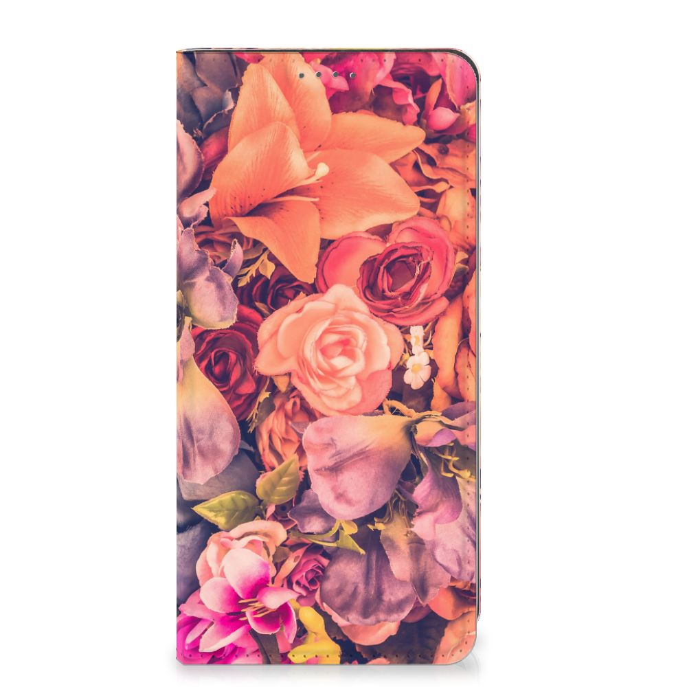 Google Pixel 8A Smart Cover Bosje Bloemen bloemen ontwerp voorzijde