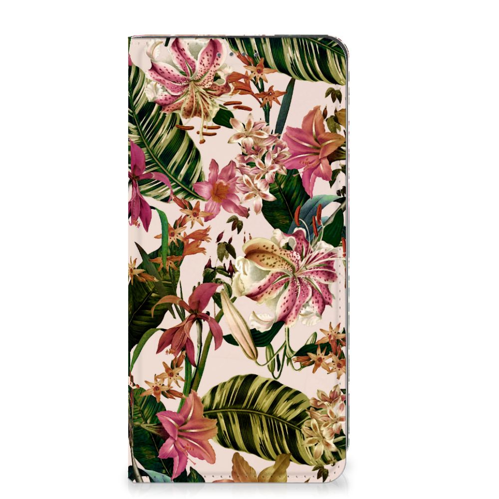 Google Pixel 8A Smart Cover Flowers bloemen design voorkant