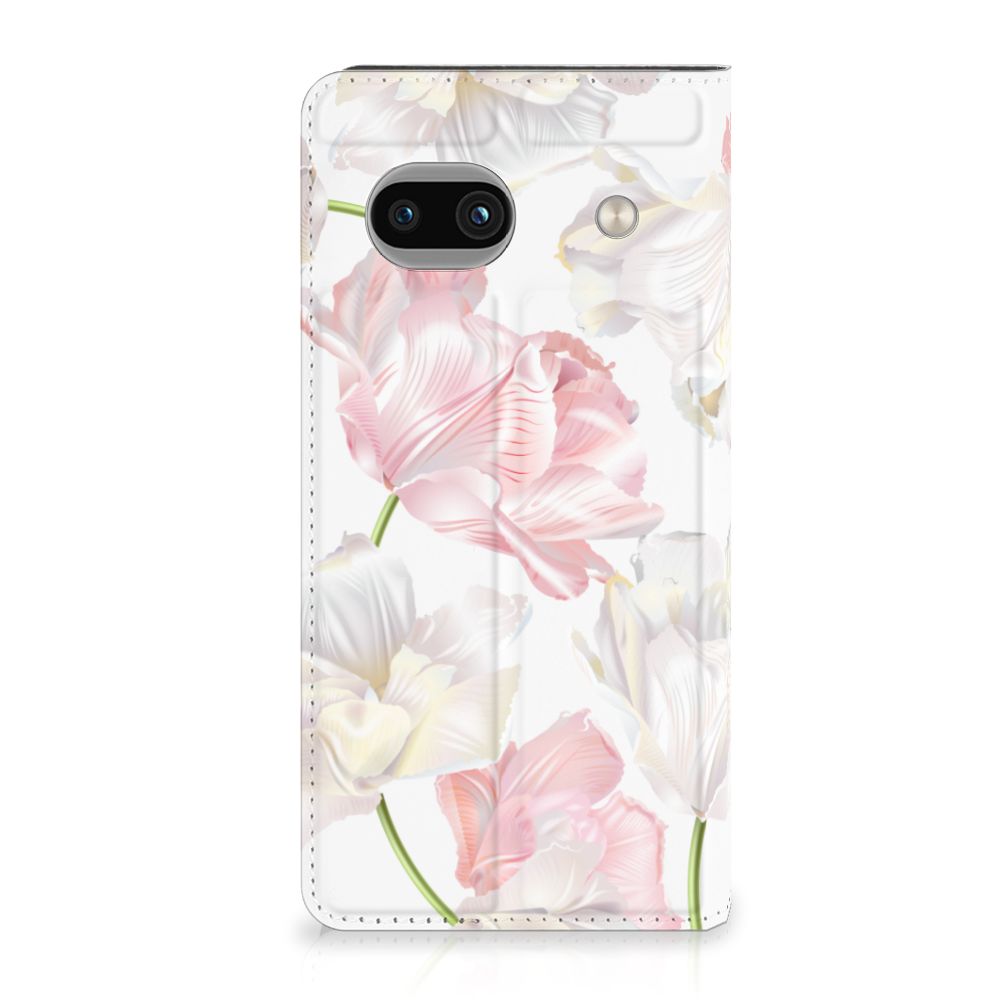 Google Pixel 8A Smart Cover Lovely Flowers bloemen design voorkant