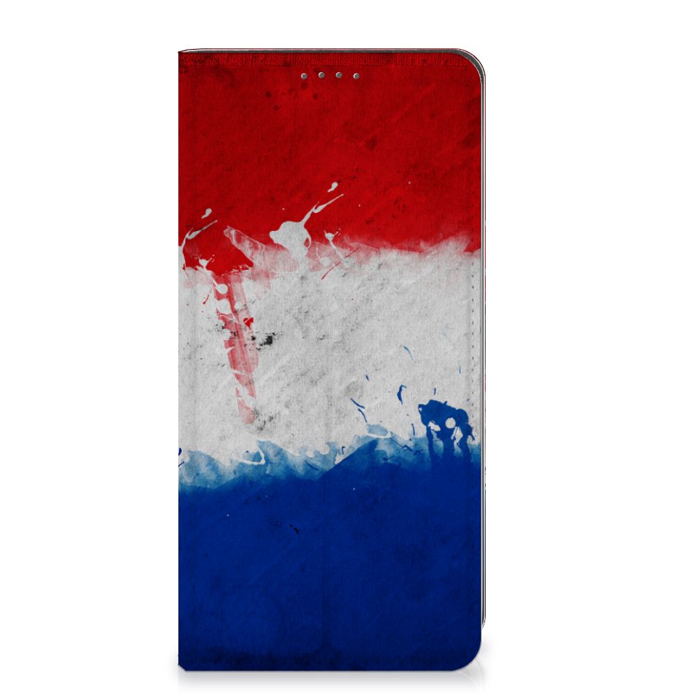 Google Pixel 8A Standcase Nederland design Nederlandse vlag voorkant