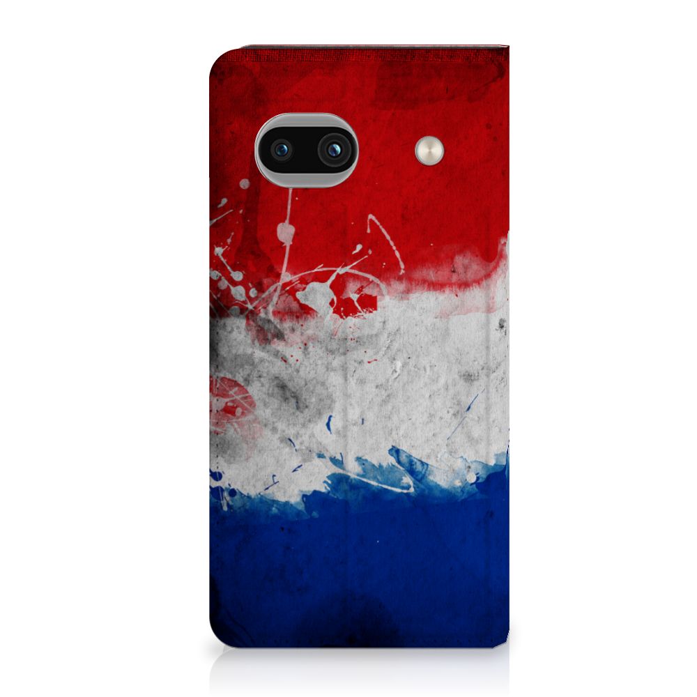Google Pixel 8A Standcase Nederland design Nederlandse vlag voorkant