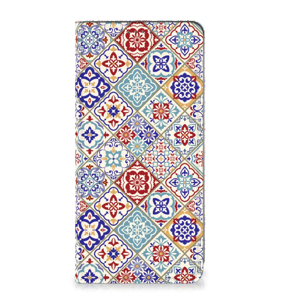 Google Pixel 8A Standcase Tiles Color design_tiles voorkant