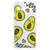 Google Pixel 8A Stevig Bumper Hoesje Avocado Singing voorkant