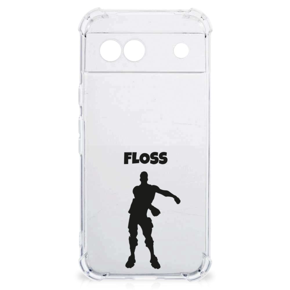 Google Pixel 8A Stevig Bumper Hoesje Floss afbeelding