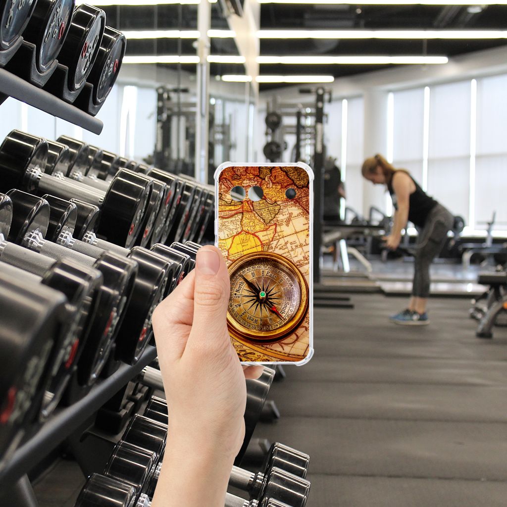 Google Pixel 8A Telefoonhoesje met valbescherming Kompas hand gym gewichtheffen