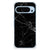 Google Pixel 9 | 9 Pro Anti-Shock Hoesje Marmer Zwart aanzicht