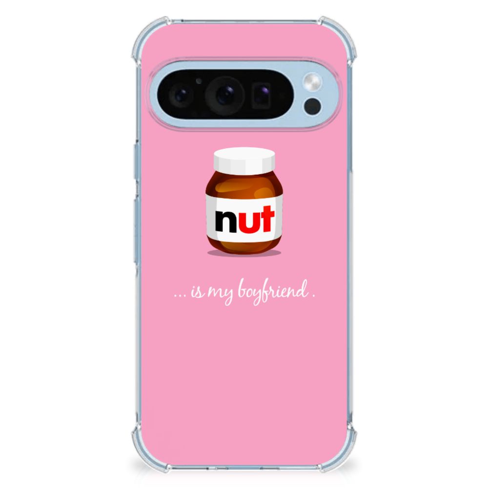 Google Pixel 9 | 9 Pro Beschermhoes Nut Boyfriend telefoonhoesje Nut jar aanzicht