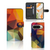 Google Pixel 9 | 9 Pro Book Case Polygon Color boek hoes design geometrisch kleurrijk aanzicht