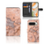 Google Pixel 9 | 9 Pro Bookcase Marmer Oranje bookcase marmer oranje voorkant zijkant binnenkant