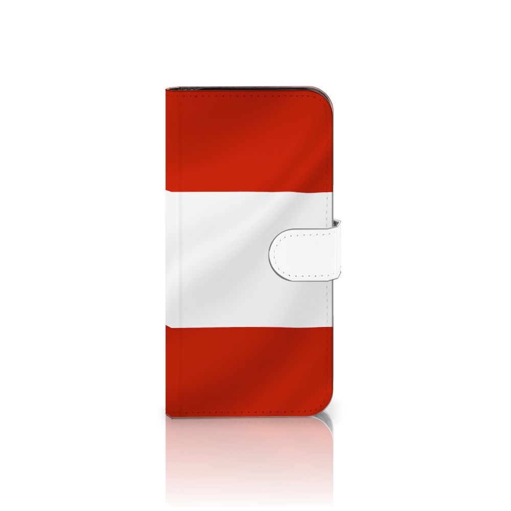 Google Pixel 9 | 9 Pro Bookstyle Case Oostenrijk vlag design voorkant