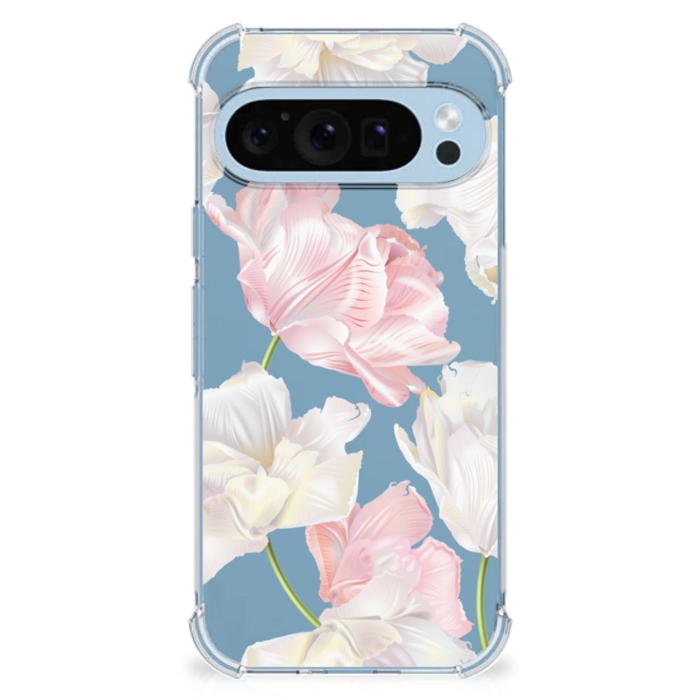 Google Pixel 9 | 9 Pro Case Lovely Flowers bloemen ontwerp