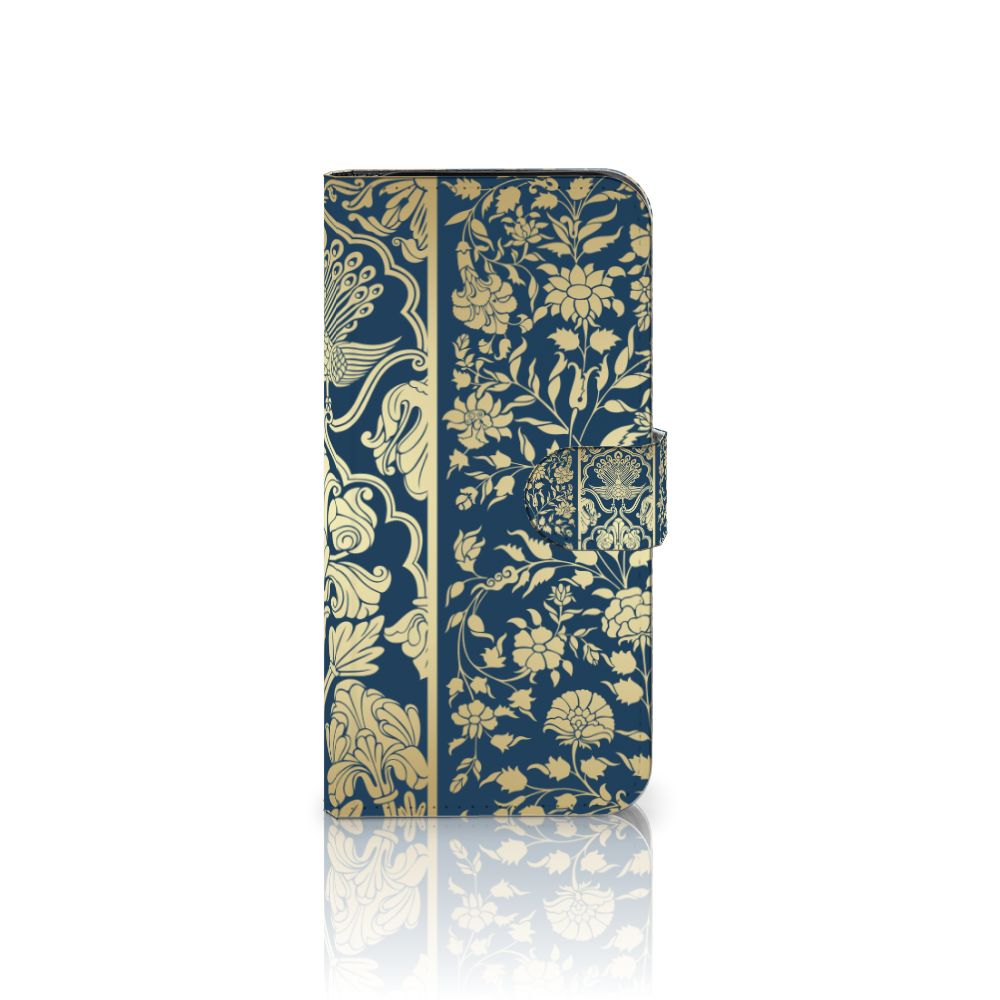 Google Pixel 9 | 9 Pro Hoesje Beige Flowers design beige bloemen aanzicht
