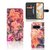 Google Pixel 9 | 9 Pro Hoesje Bosje Bloemen boekhoesje bloemen roze oranje paars design aanzicht