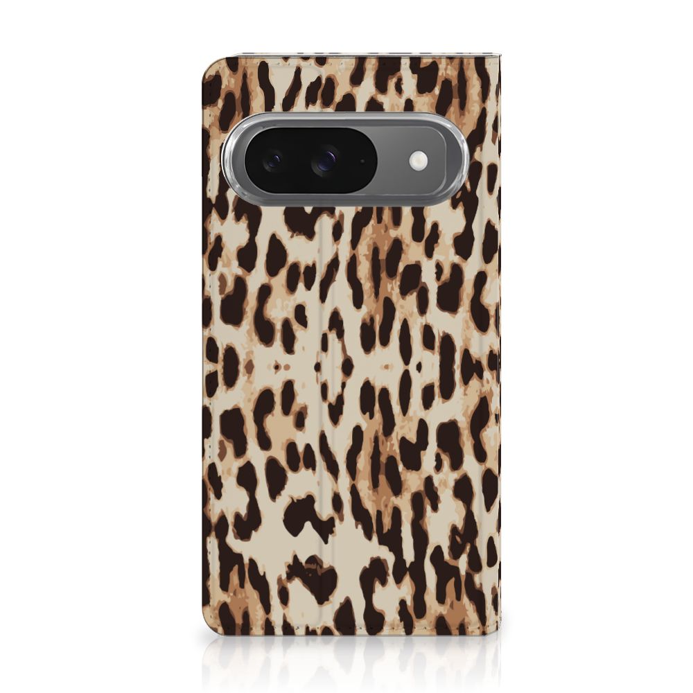 Google Pixel 9 | 9 Pro Hoesje maken Leopard hoesje luipaardprint vooraanzicht