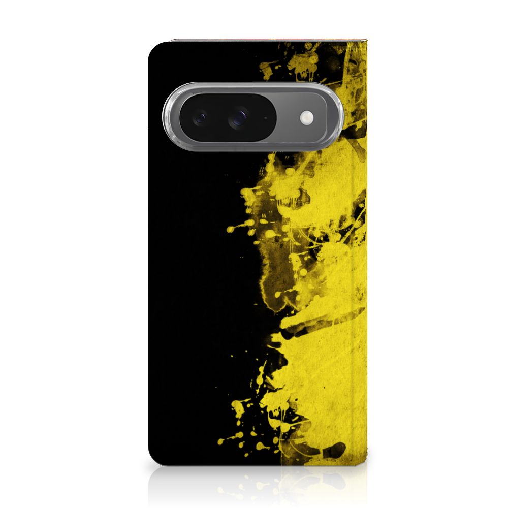 Google Pixel 9 | 9 Pro Standcase België design geel zwart