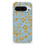 Google Pixel 9 | 9 Pro TPU Case Gouden Bloemen achterkant