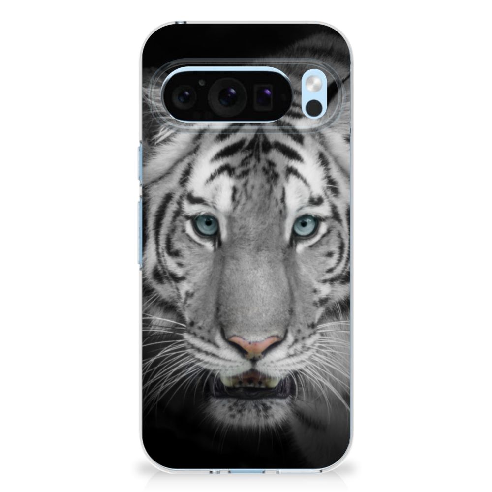 Google Pixel 9 | 9 Pro TPU Hoesje Tijger tijger design voorkant