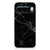 Google Pixel 9 | 9 Pro TPU Siliconen Hoesje Marmer Zwart achterkant