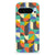 Google Pixel 9 | 9 Pro TPU bumper Funky Retro design kleurrijk aanzicht