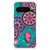 Google Pixel 9 Pro XL Back Cover Cirkels en Vlinders achterkant roze vlinder cirkels