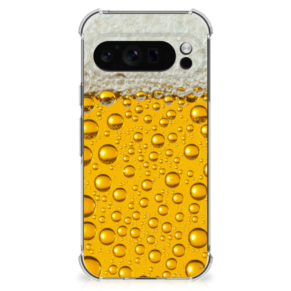 Google Pixel 9 Pro XL Beschermhoes Bier design bier aanzicht