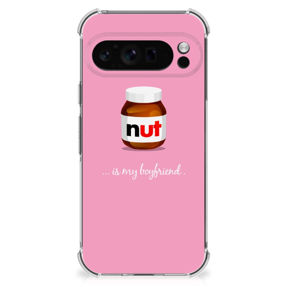 Google Pixel 9 Pro XL Beschermhoes Nut Boyfriend ontwerp vooraanzicht
