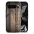 Google Pixel 9 Pro XL Bumper Hoesje Steigerhout houten design achterkant