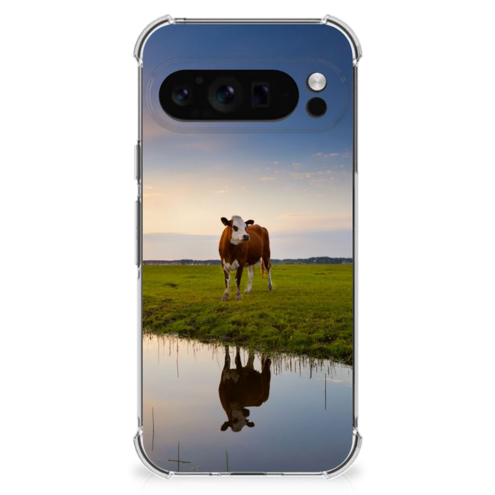 Google Pixel 9 Pro XL Case Anti-shock Koe koe ontwerp voorkant