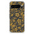 Google Pixel 9 Pro XL Case Gouden Bloemen achterkant design bloemen