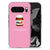 Google Pixel 9 Pro XL Siliconen Case Nut Boyfriend roze voorkant